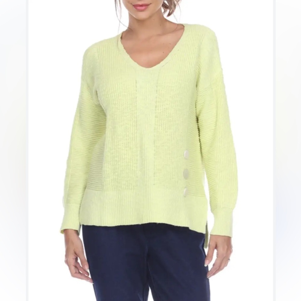Neon Buddha Linen/Cotton Blend Refresh Sweater